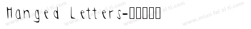 Hanged Letters字体转换